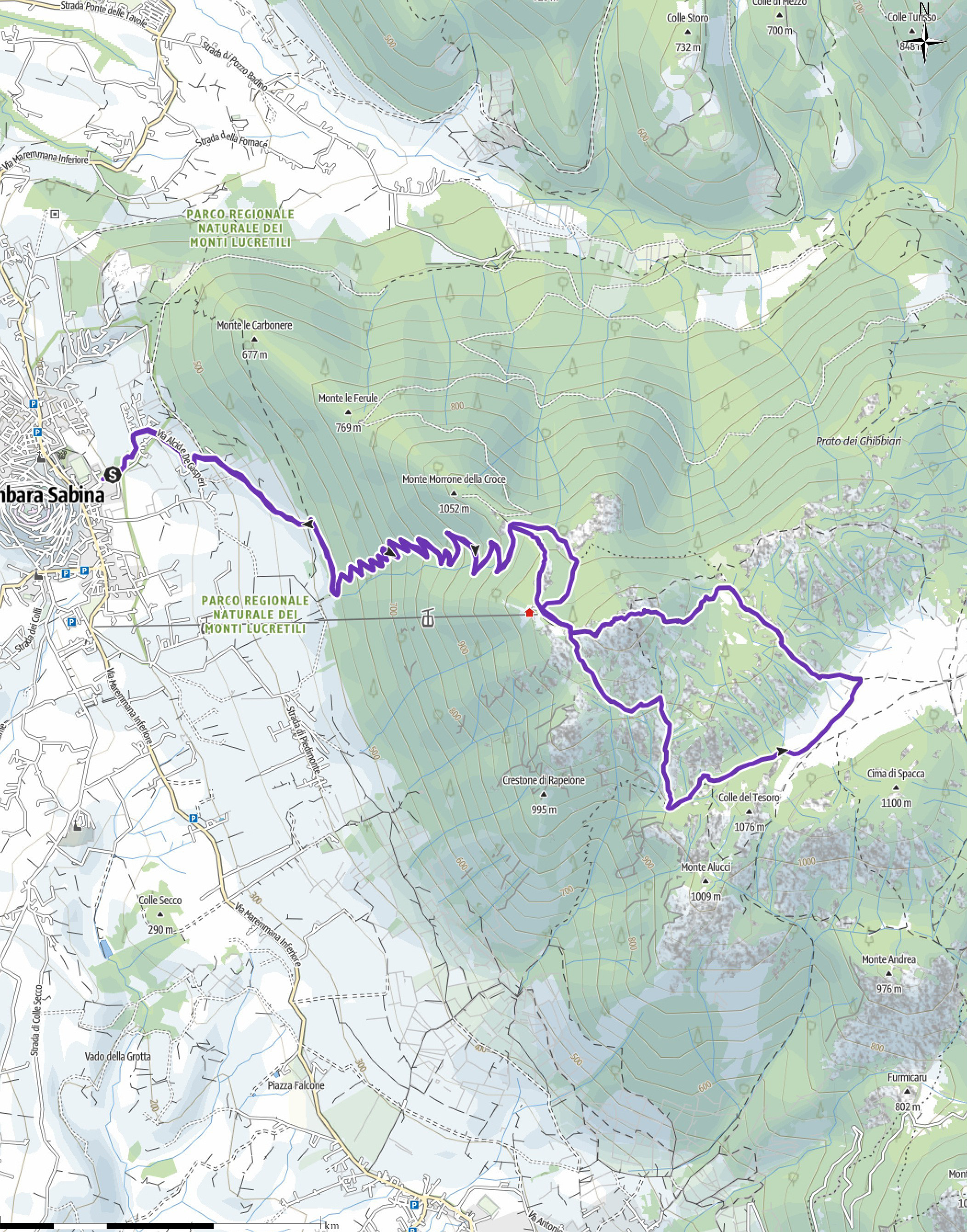 Percorso Millennium Trail Monte Gennaro - 2022
