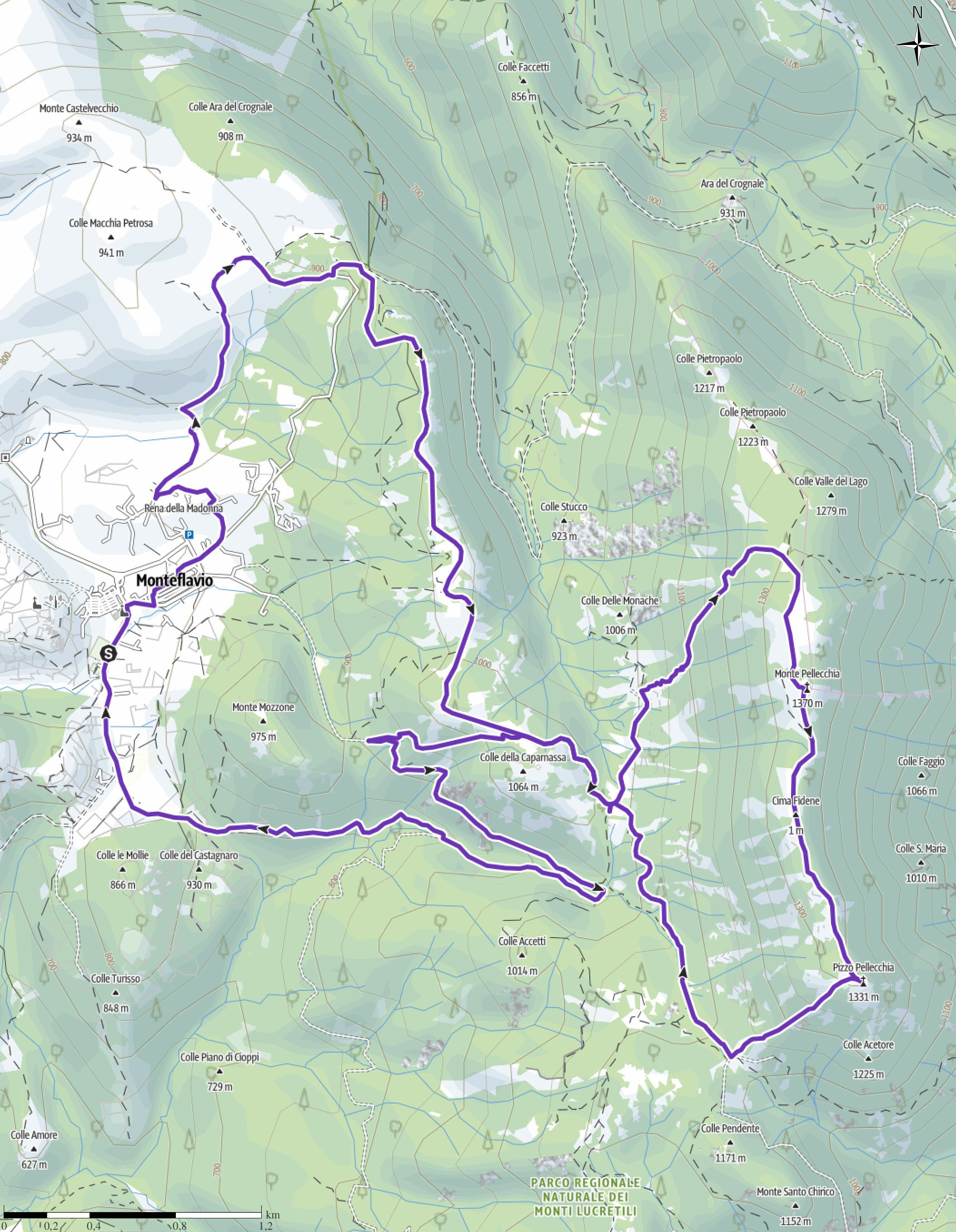 Percorso Trail di Monte Pellecchia - 2022